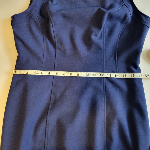 Louben Deep Blue Shift Dress SZ 10 - Picture 11 of 17